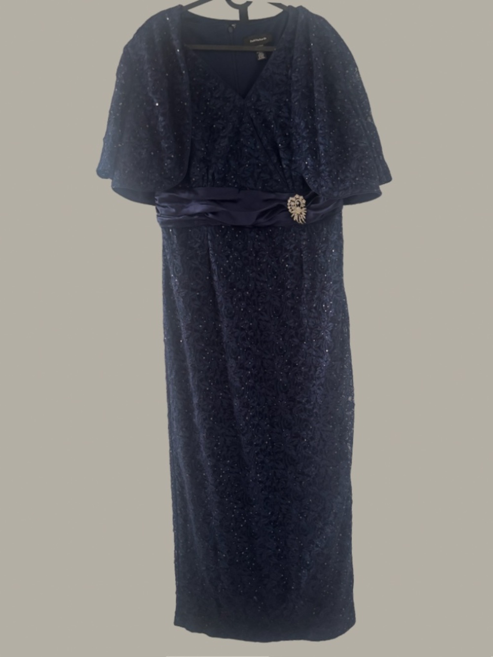 R&M Richards Navy Blue Formal Dress – Size 16